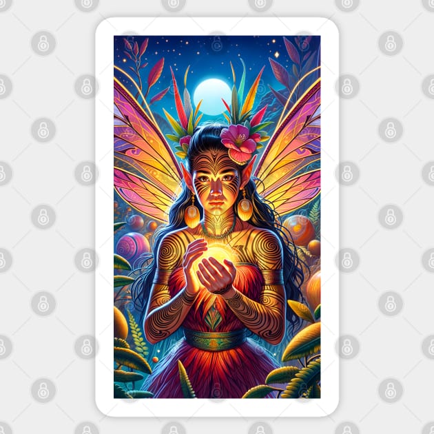 Māori Fairy Sticker by HolidayBug